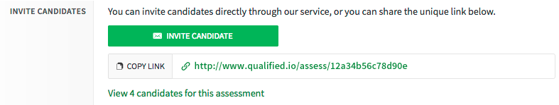 Invite Candidates Actions
